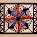 A Whirling Star type quilt pattern